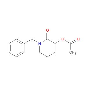 1-Benzyl-2-oxopiperidin-3-yl acetate