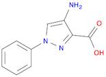 1H-Pyrazole-3-carboxylicacid,4-amino-1-phenyl-(9CI)