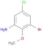 3-BROMO-5-CHLORO-2-METHOXYANILINE