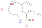 3-[(2,5-Dimethylphenyl)sulfonylamino]propanoic acid