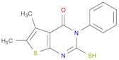 5,6-DIMETHYL-3-PHENYL-2-THIOXO-2,3-DIHYDROTHIENO[2,3-D]PYRIMIDIN-4(1H)-ONE