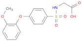 ((4-(2-Methoxyphenoxy)phenyl)sulfonyl)glycine