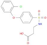 3-((4-(2-Chlorophenoxy)phenyl)sulfonamido)propanoic acid