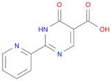 4-hydroxy-2-(2-pyridinyl)-5-pyrimidinecarboxylic acid