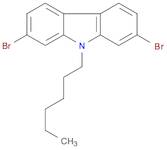 2,7-Dibromo-9-hexylcarbazole