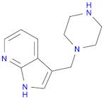 1H-Pyrrolo[2,3-b]pyridine, 3-(1-piperazinylmethyl)-