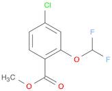 methyl 4-chloro-2-(difluoromethoxy)benzoate