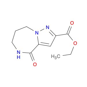 4-Oxo-5,6,7,8-tetrahydro-4H-1,5,8a-triaza-azulene-2-carboxylic acid ethyl ester