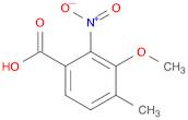 3-Methoxy-4-methyl-2-nitrobenzoic acid