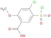 4-Chloro-5-(chlorosulfonyl)-2-Methoxybenzoic acid