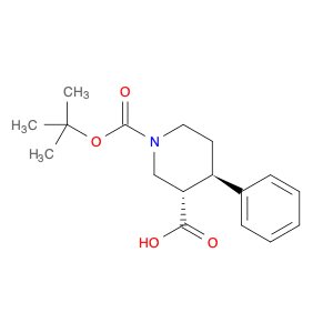 (3S,4R)-1-(tert-Butoxycarbonyl)-4-phenylpiperidine-3-carboxylic acid