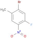 1-broMo-5-fluoro-2-Methyl-4-nitrobenzene