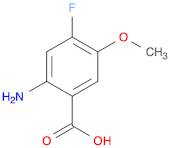 Benzoic acid, 2-amino-4-fluoro-5-methoxy- (9CI)