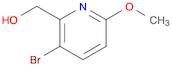 3-Bromo-2-(hydroxymethyl)-6-methoxypyridine