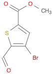 2-Thiophenecarboxylic acid, 4-bromo-5-formyl-, methyl ester