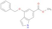 4-BENZYLOXY-6-INDOLE CARBOXYLIC ACID METHYL ESTER