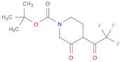 tert-Butyl 3-oxo-4-(2,2,2-trifluoroacetyl)piperidine-1-carboxylate