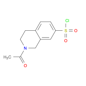 2-acetyl-1,2,3,4-tetrahydroisoquinoline-7-sulfonyl chloride