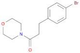 3-(4-broMophenyl)-1-Morpholinopropan-1-one