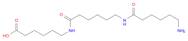 HEXANOICACID,6-[[6-[(6-AMINO-1-OXOHEXYL)AMINO]-1-OXOHEXYL]AMINO]-