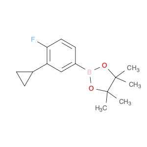 4-FLUORO-3-CYCLOPROPYLPHENYLBORONIC ACID PINACOL ESTER