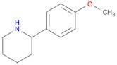 Piperidine, 2-(4-methoxyphenyl)-