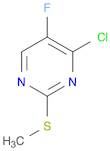 4-chloro-5-fluoro-2-(methylsulfanyl)pyrimidine