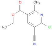 Ethyl 6-chloro-5-cyano-2-methylnicotinate