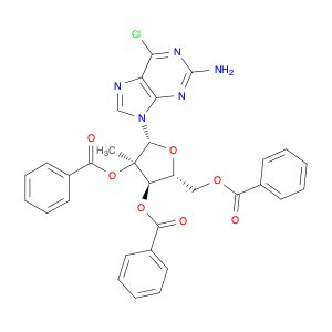 2-AMino-6-chloro-9-[(2,3,5-tri-O-benzoyl-
2-C-Methyl-β-D-ribofuranosyl)]-9H-purine