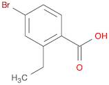 Benzoic acid, 4-bromo-2-ethyl- (9CI)