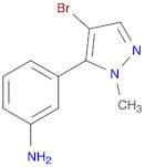 3-(4-BROMO-1-METHYL-1H-PYRAZOL-5-YL)ANILINE