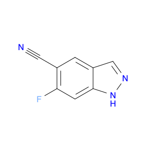 1H-Indazole-5-carbonitrile,6-fluoro-(9CI)