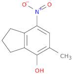 2,3-Dihydro-5-methyl-7-nitro-1H-inden-4-ol