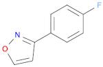 Isoxazole, 3-(4-fluorophenyl)- (9CI)