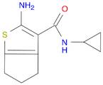 2-Amino-N-cyclopropyl-5,6-dihydro-4H-cyclopenta[b]thiophene-3-carboxamide