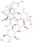 (4R)-13-[[2-O-(β-D-Glucopyranosyl)-β-D-glucopyranosyl]oxy]kaur-16-en-18-oic acid 2-O-(β-D-glucopyr…