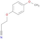 3-(4-methoxyphenoxy)propanenitrile