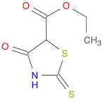 5-Thiazolidinecarboxylic acid, 4-oxo-2-thioxo-, ethyl ester