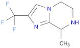 2-(trifluoromethyl)-5,6,7,8-tetrahydro-8-methylimidazo[1,2-a]pyrazine