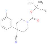 1-N-BOC-4-(3-FLUOROPHENYL)PIPERIDINE-4-CARBONITRILE