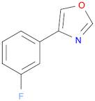 Oxazole, 4-(3-fluorophenyl)- (9CI)