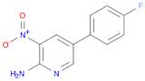 5-(4-Fluorophenyl)-3-nitro-2-pyridinylamine