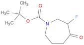 TERT-BUTYL 3-FLUORO-4-OXOAZEPANE-1-CARBOXYLATE