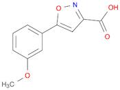 5-(3-METHOXY-PHENYL)-ISOXAZOLE-3-CARBOXYLIC ACID