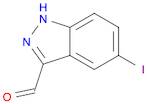 1H-Indazole-3-carboxaldehyde, 5-iodo-