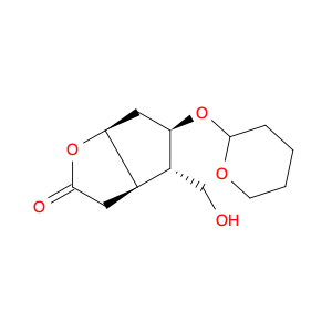 2H-Cyclopenta[b]furan-2-one, hexahydro-4-(hydroxymethyl)-5-[(tetrahydro-2H-pyran-2-yl)oxy]-, (3aR,…