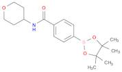 N-(tetrahydro-2H-pyran-4-yl)-4-(4,4,5,5-tetramethyl-1,3,2-dioxaborolan-2-yl)benzamide