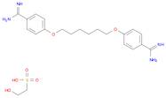 2-hydroxyethanesulphonic acid, compound with 4,4'-[hexane-1,6-diylbis(oxy)]bis[benzenecarboxamid...