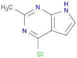 4-Chloro-2-methyl-1H-pyrrolo[2,3-d]pyrimidine