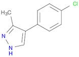 4-(4-CHLOROPHENYL)-3-METHYL-1H-PYRAZOLE